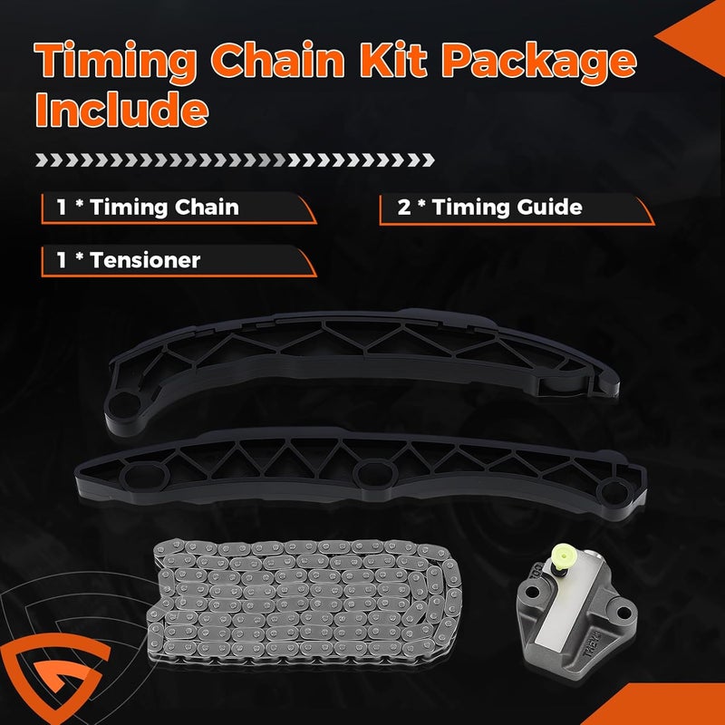 GEARCESS Engine Timing Chain Kit Compatible with Kia Sportage/Optima, Fit for Hyundai Sonata 2.0 2.4, 2011-2019, Replaces# 24410-2G810, 24321-2G111, 24420-2G101, 24431-2G101 - Image 5